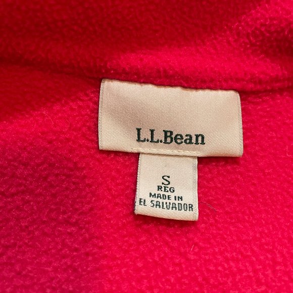 L.L. Bean Pink Polartec Fleece Button Up Cardigan - Picture 6 of 13